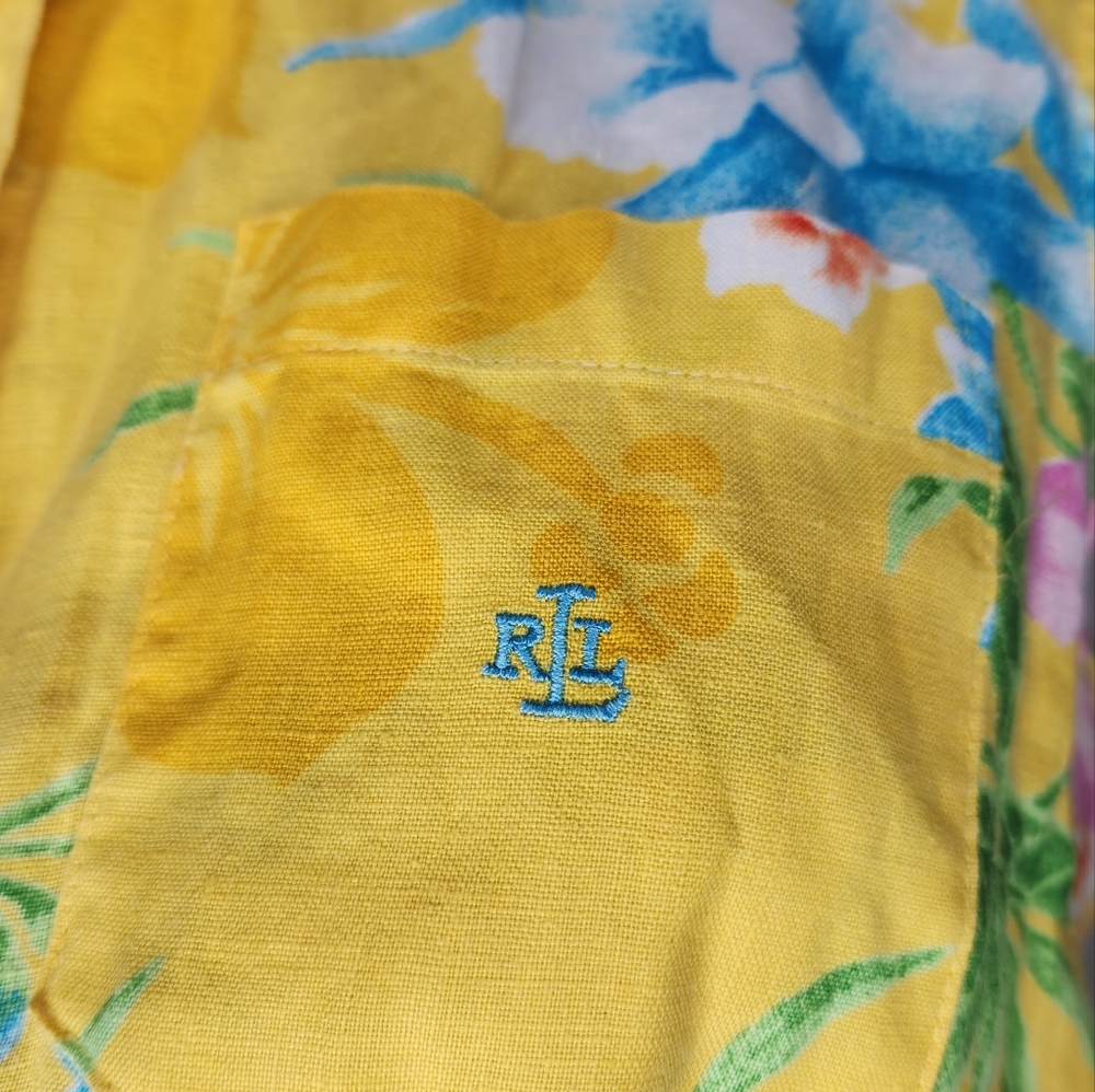 LAUREN RALPH LAUREN SLEEVELESS BLOUSE SMALL - Picture 4 of 8
